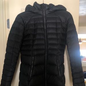 Lululemon Puffer Jacket Size 6 Black Down